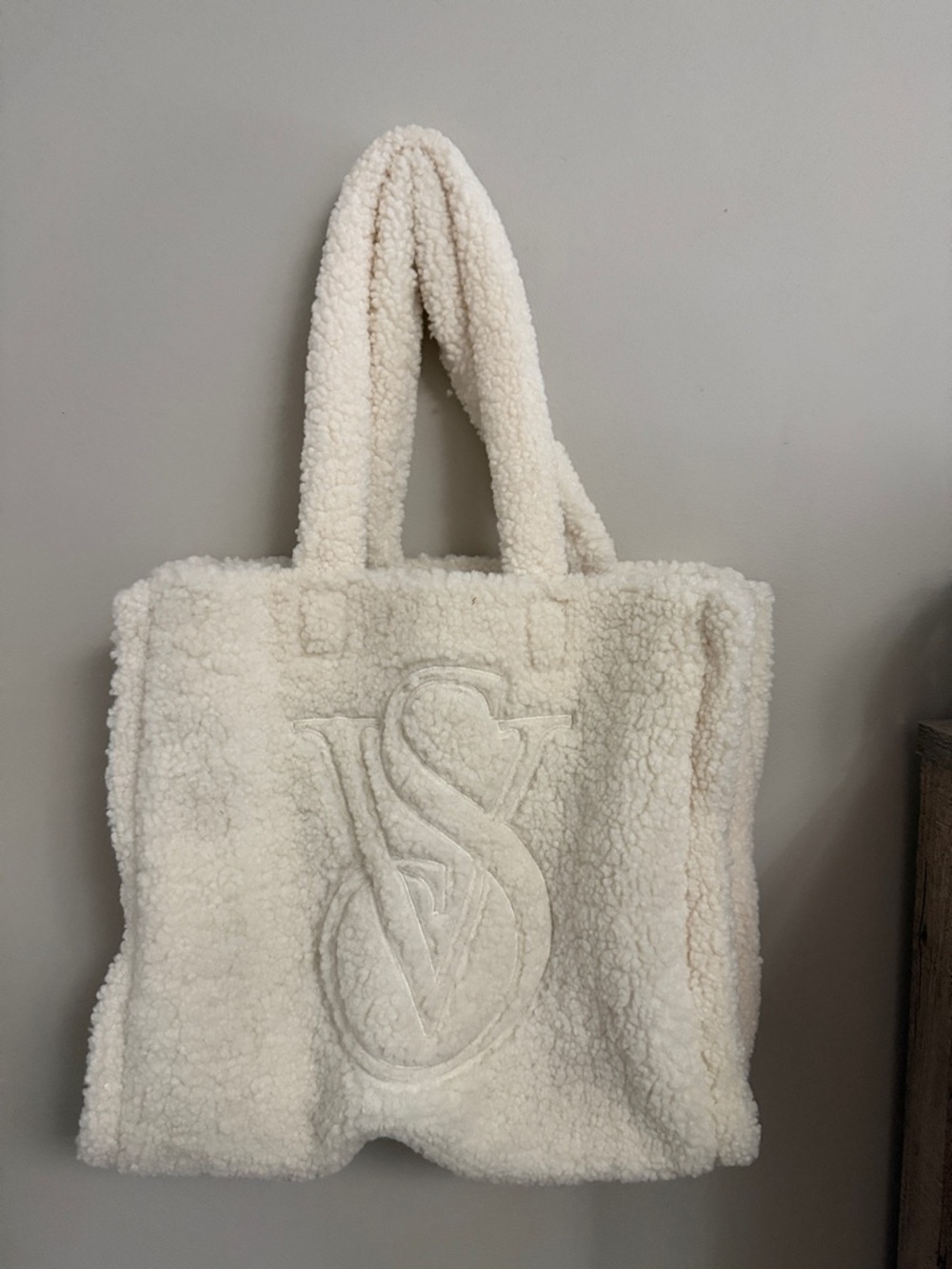 NWT Victoria’s Secret Sherpa Tote Bag